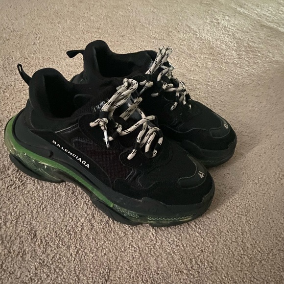 Balenciaga Triple S Sneaker Green Black